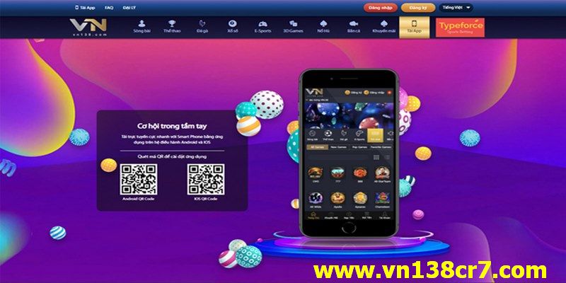 Tải app VN138 về thiết bị Android