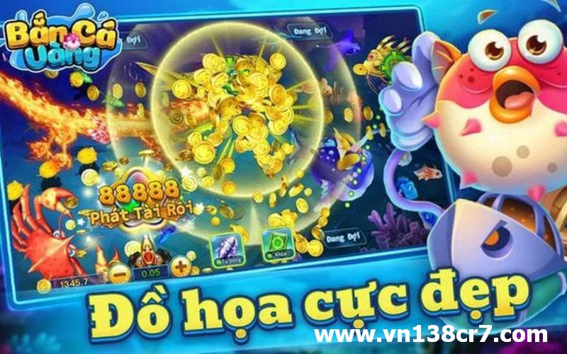 Giao diện game bắn cá nổ hũ tại VN138 cực ấn tượng và bắt mắt