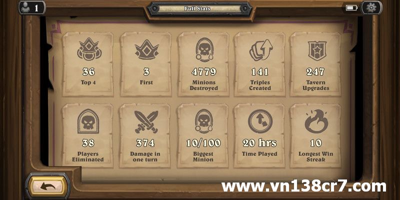 Cách truy cập trò chơi cá cược HearthStone tại VN138