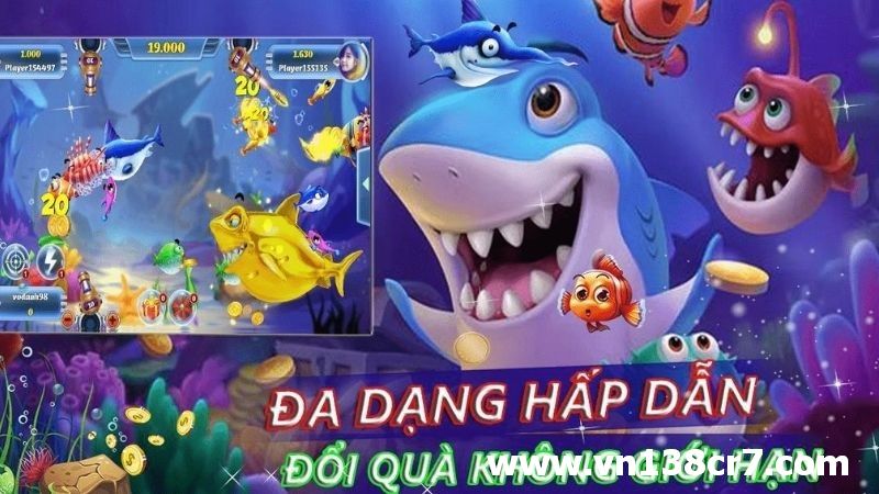 Game bắn cá đổi thưởng được nhiều game thủ yêu thích