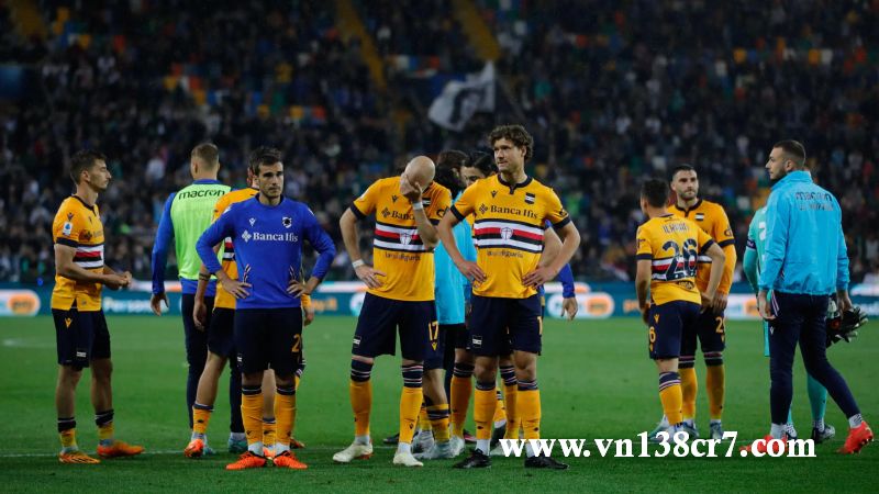 Sampdoria thi đấu xuống hạng